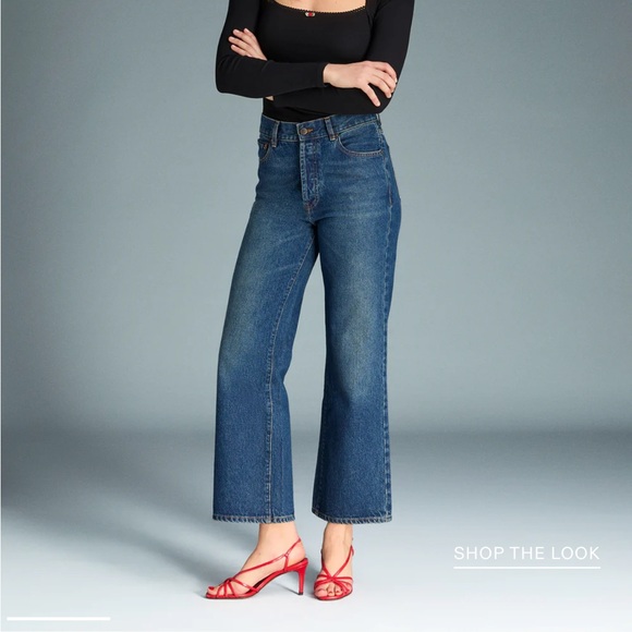 Rouje Dark Blue Flare Jeans - Picture 1 of 6